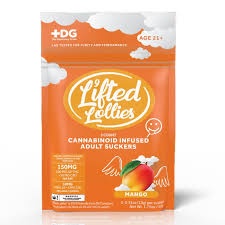 LIFTED LOLLIES 150MG THC/CBD 5CT / Mango - 5ct